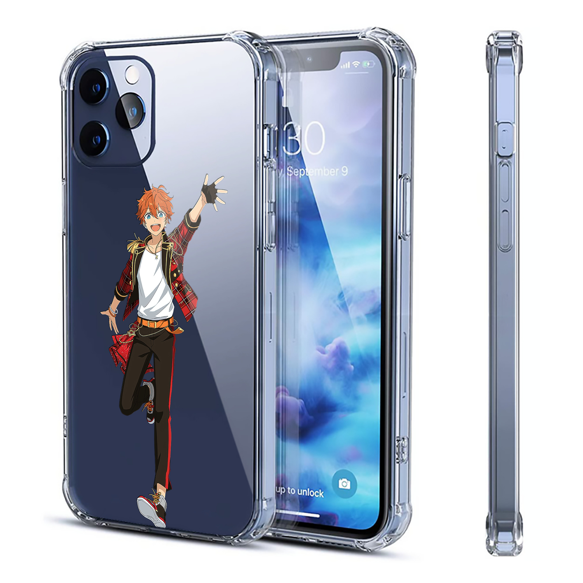 （画像用） あんさんぶるスターズ! Ensemble Stars 【iPhone 12シリーズ対応】透明スマホケース（クリアソフトケース）